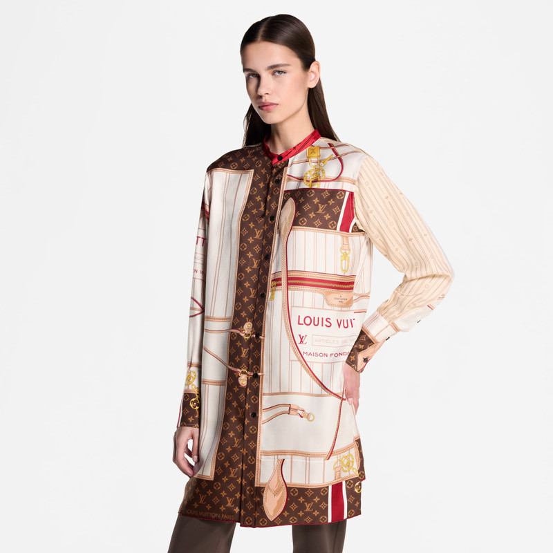 Neverfull Foulard Silk Dress 4