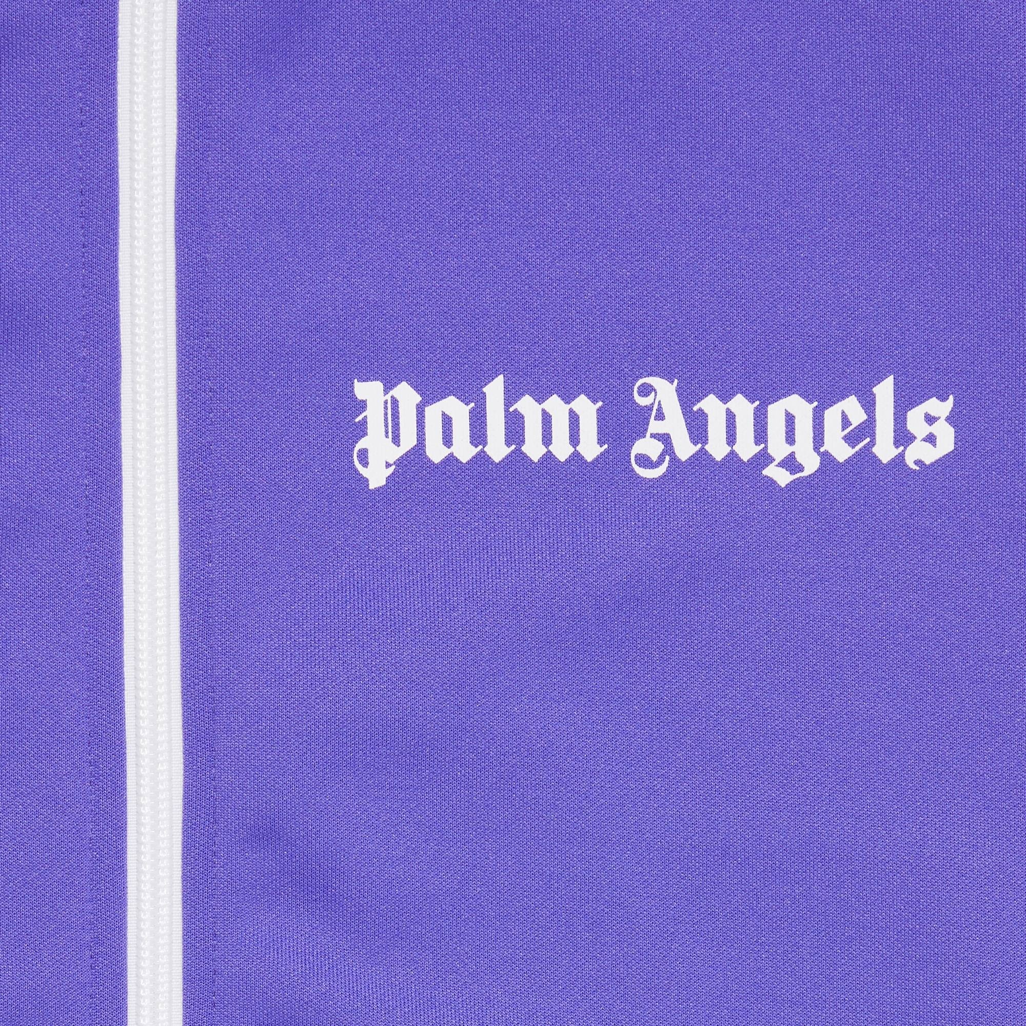 Palm Angels Classic Track Jacket 'Purple/White' - 3