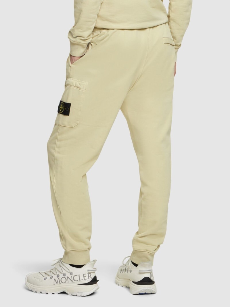 Brushed cotton sweatpants - 3