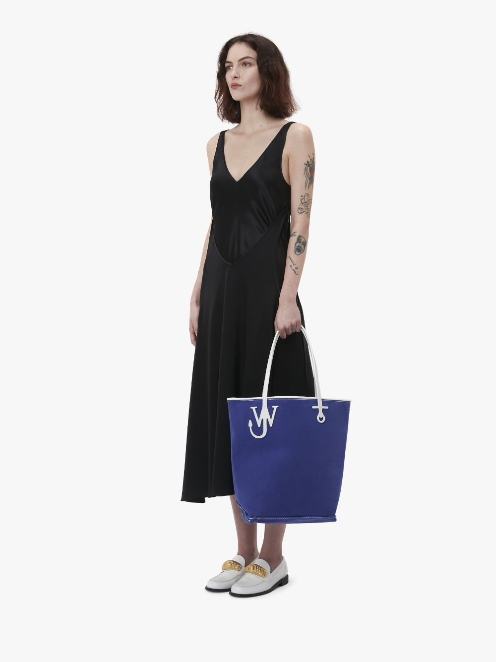 TALL ANCHOR TOTE - CANVAS TOTE BAG - 5