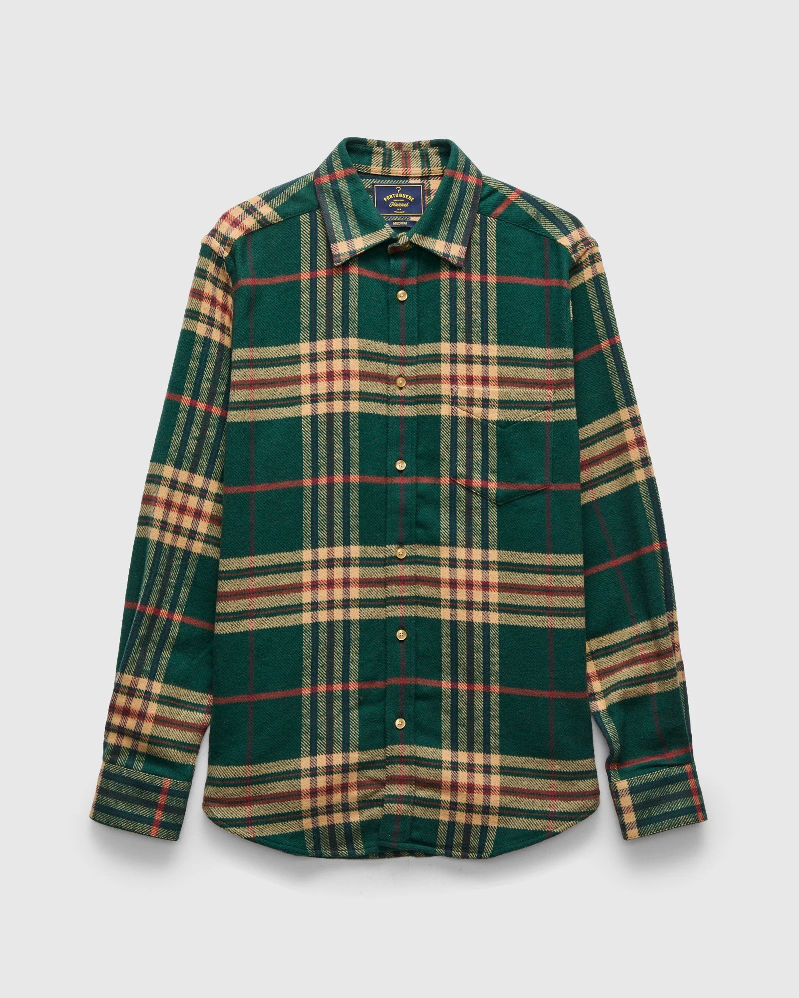 Cervo Button-Up Shirt in Green - 1