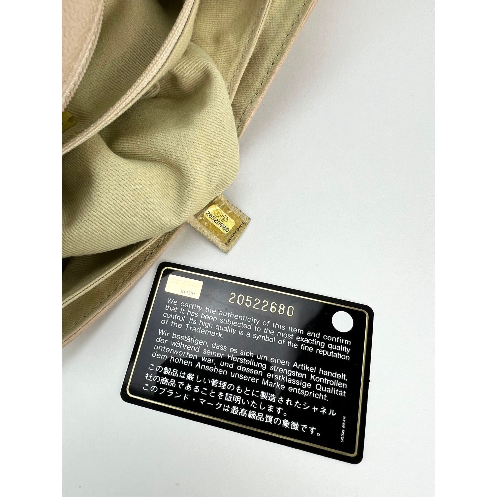 Chanel Grained leather Medium Natural Beauty Beige Flap Bag - 11