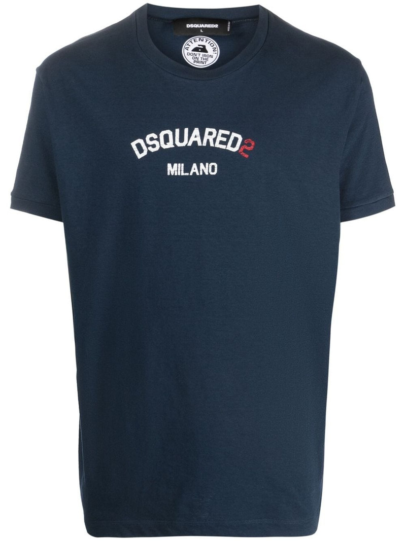logo-print cotton T-shirt 1