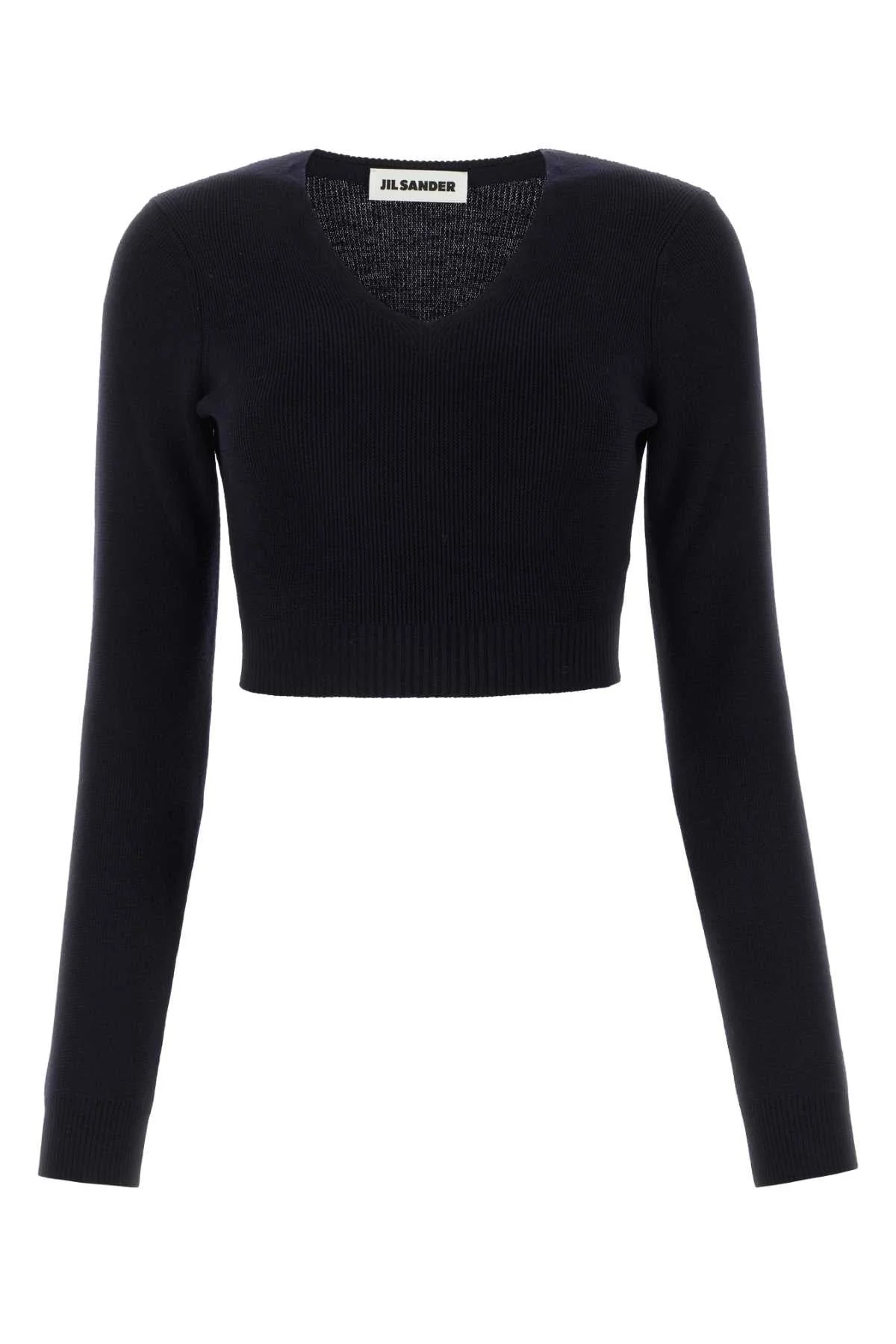 Jil Sander Women Midnight Blue Wool Sweater - 1