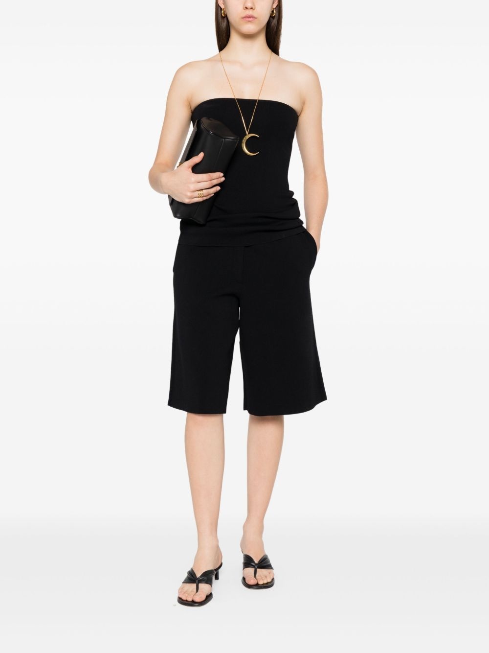knee-length shorts - 2