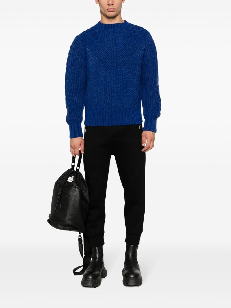 drop-crotch track pants 1