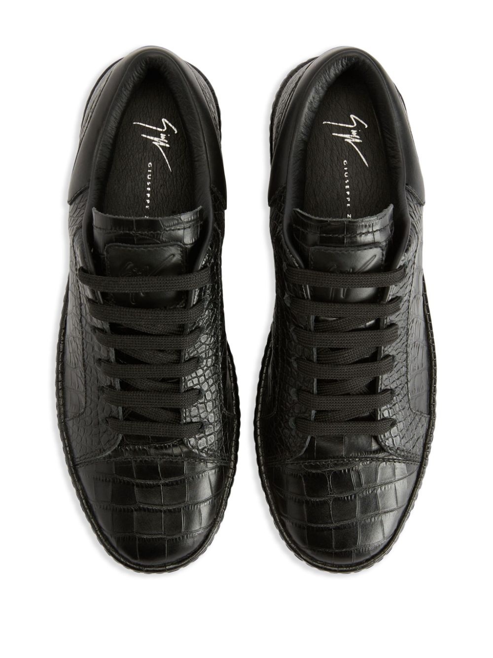 GZ City crocodile-effect sneakers - 4