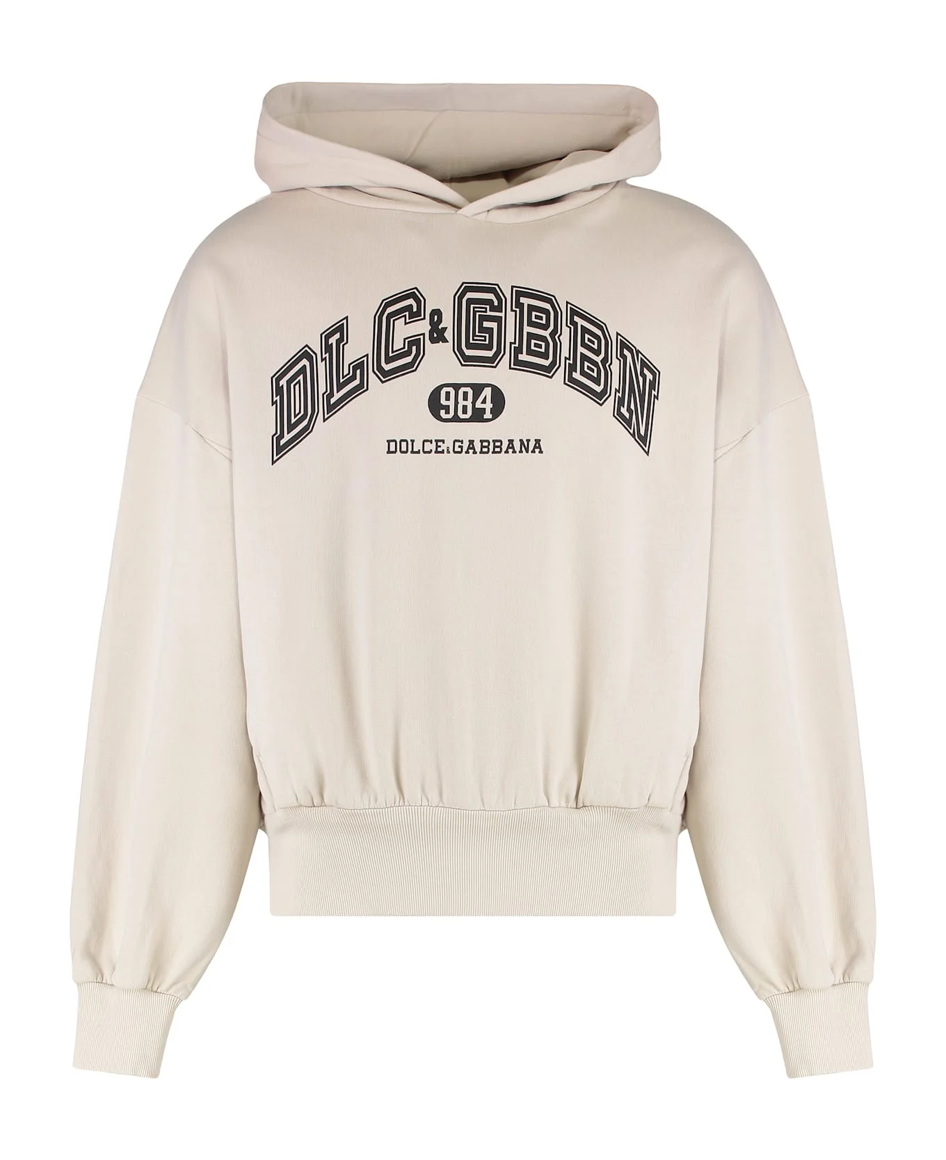 Hooded Sweatshirt In Jersey With Print - 1