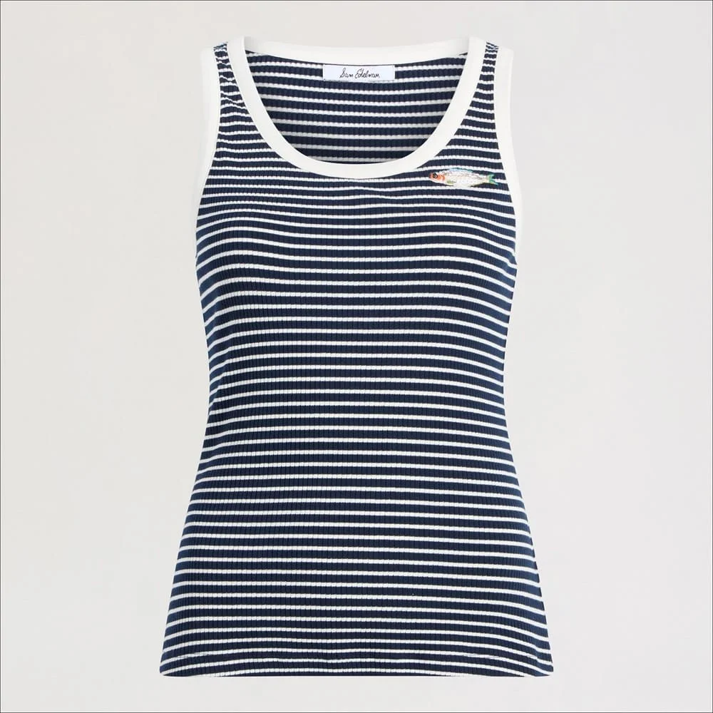 Sleeveless Knit Tank - 1