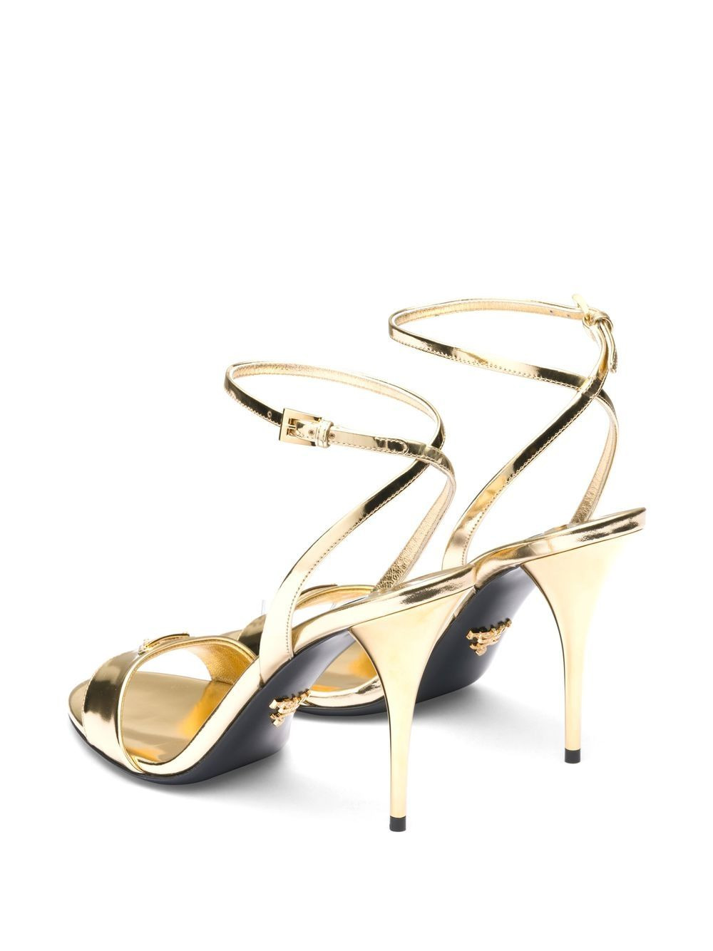 100mm brushed-finish sandals - 3