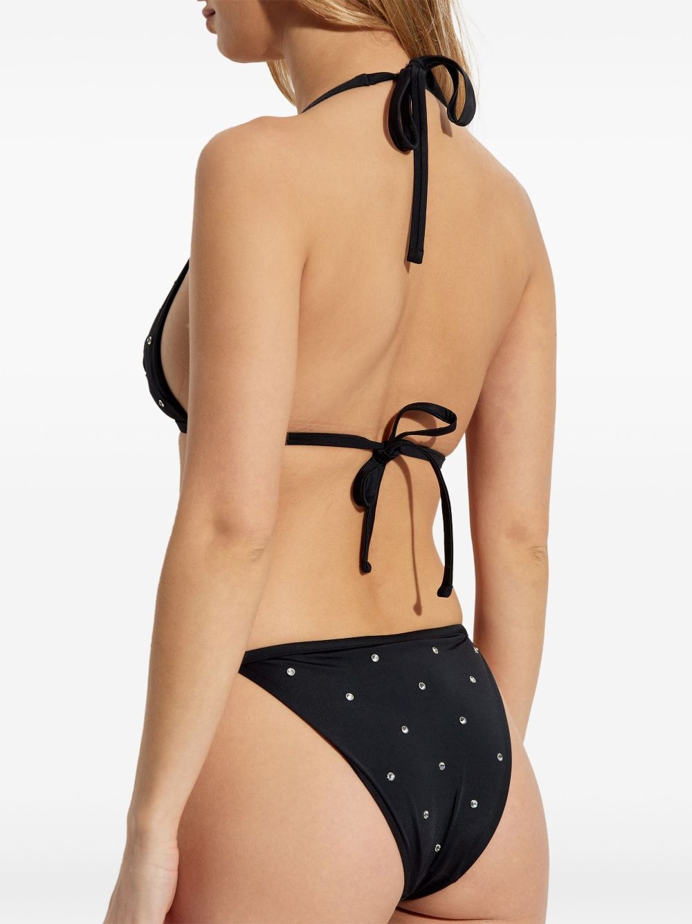 crystal-embellished bikini bottom - 4