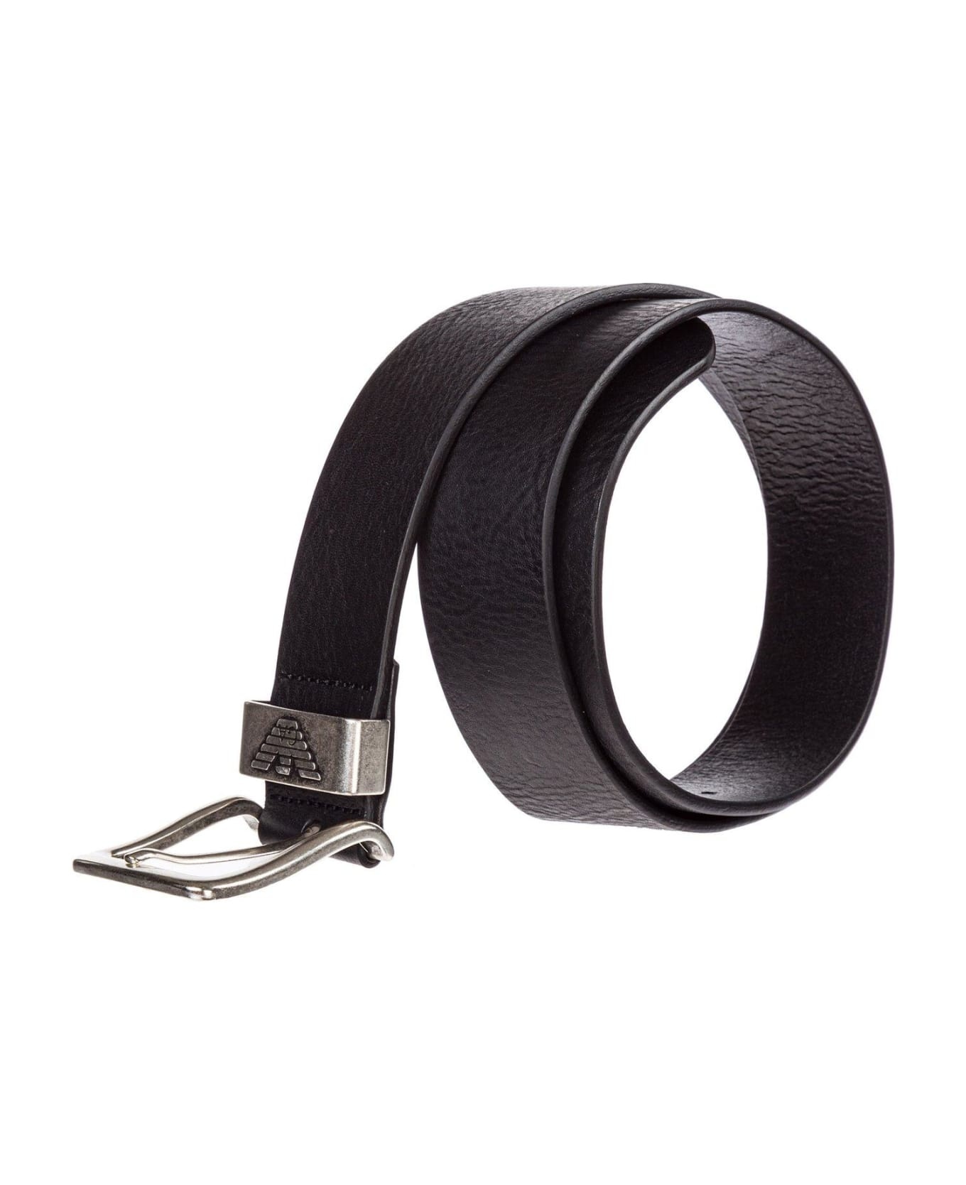 Logo Engraved Buckle Belt - 2