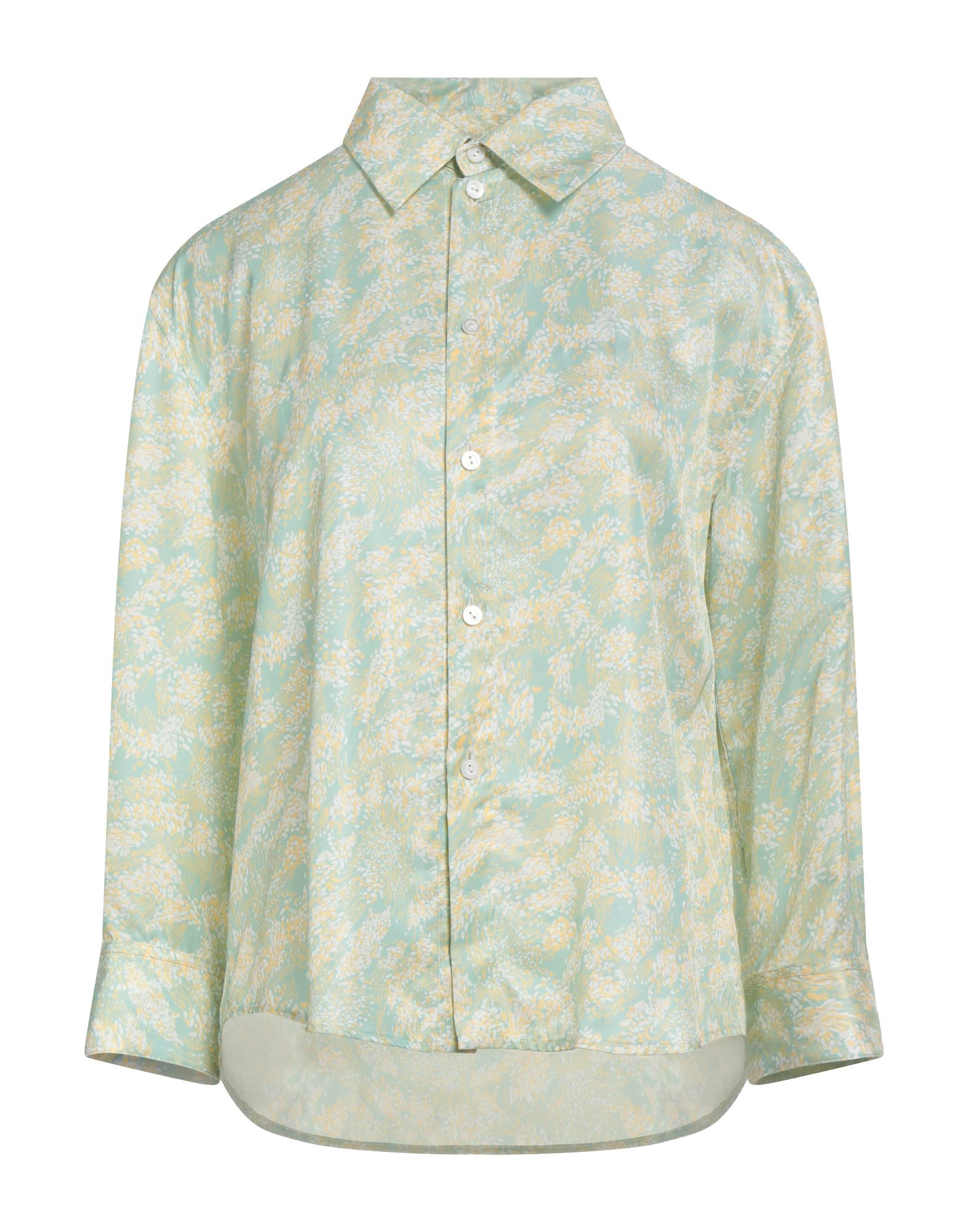 Light green Women's Floral Shirts & Blouses - 1