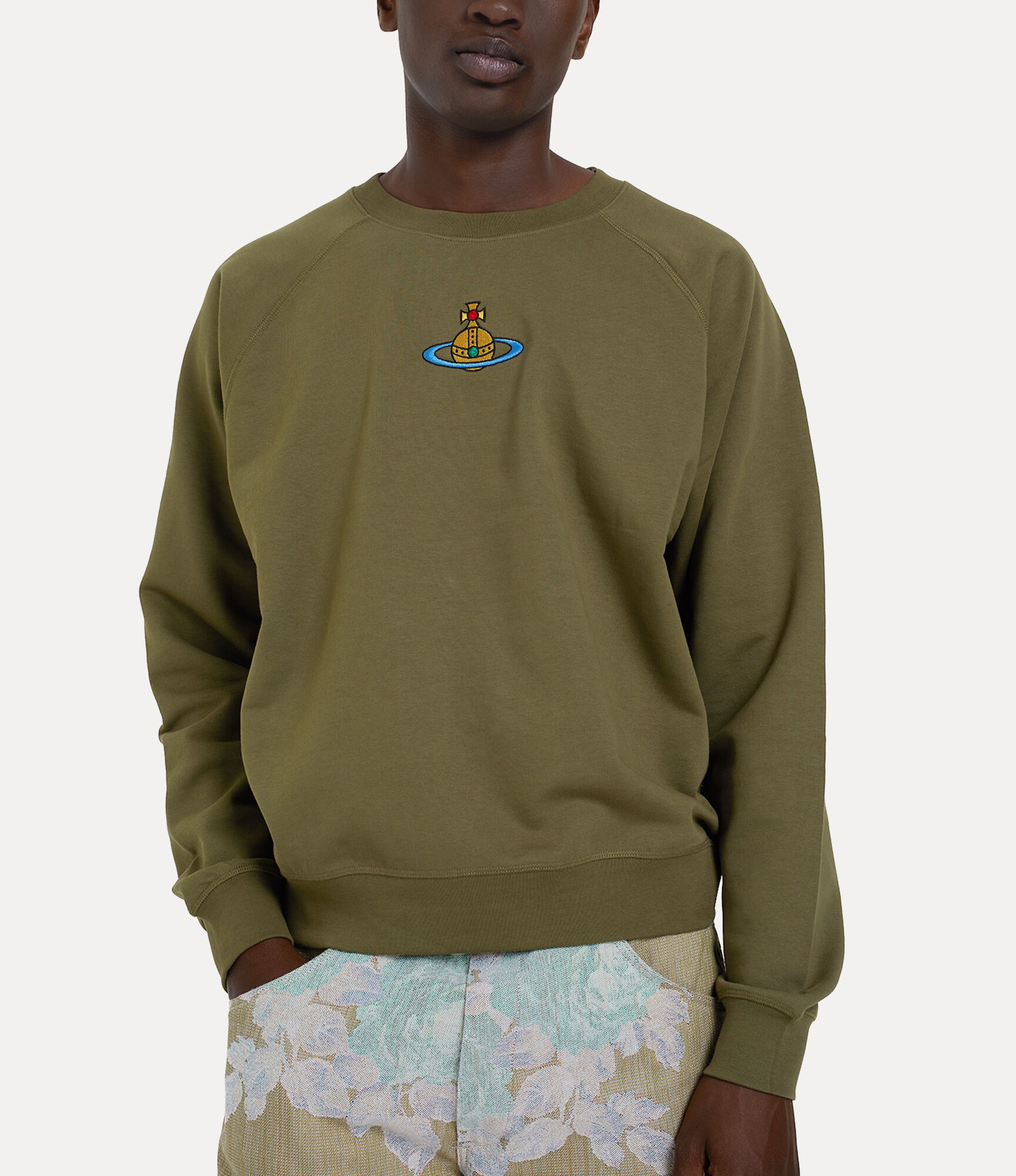 Vivienne Westwood｜ (RAGLAN SWEATSHIRT (3I010004 J006O N Vivienne Westwood RAGLAN SWEATSHIRT | REVERSIBLE