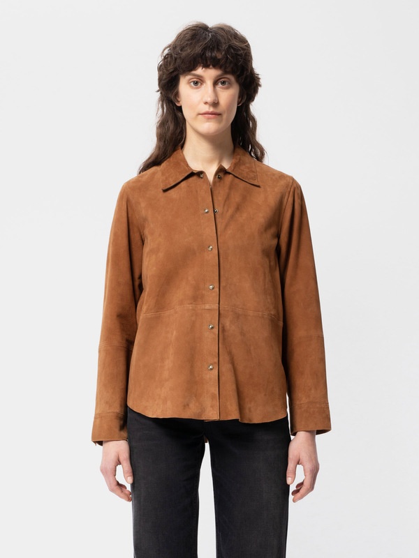 Gabriella Suede Shirt Cinnamon - 2