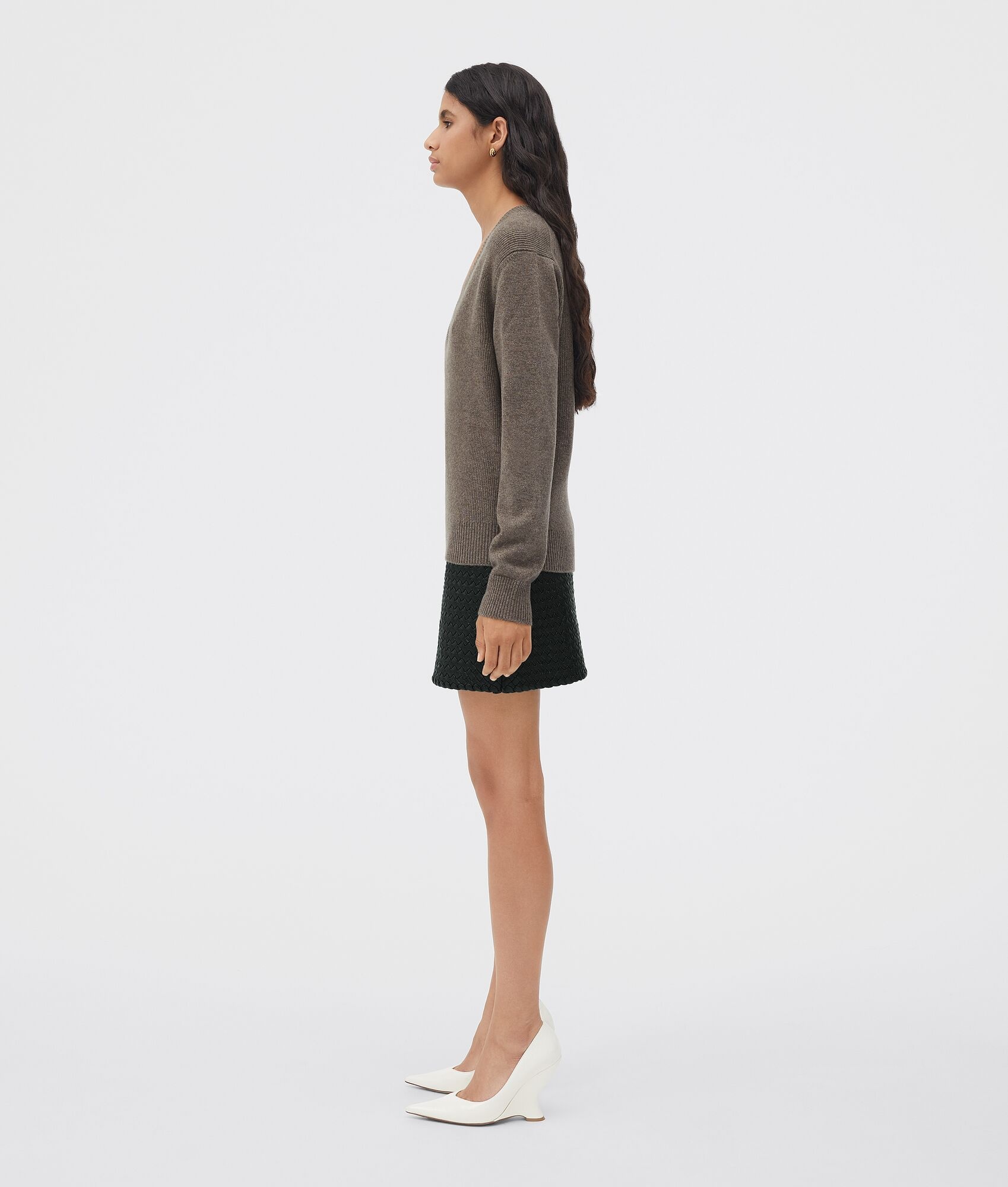 medium weight compact cashmere jumper - 2