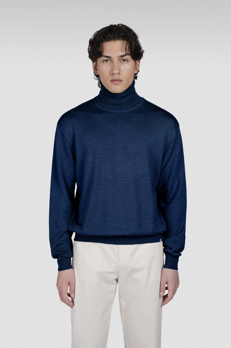 WOOL AND SILK TURTLENECK SWEATER 6