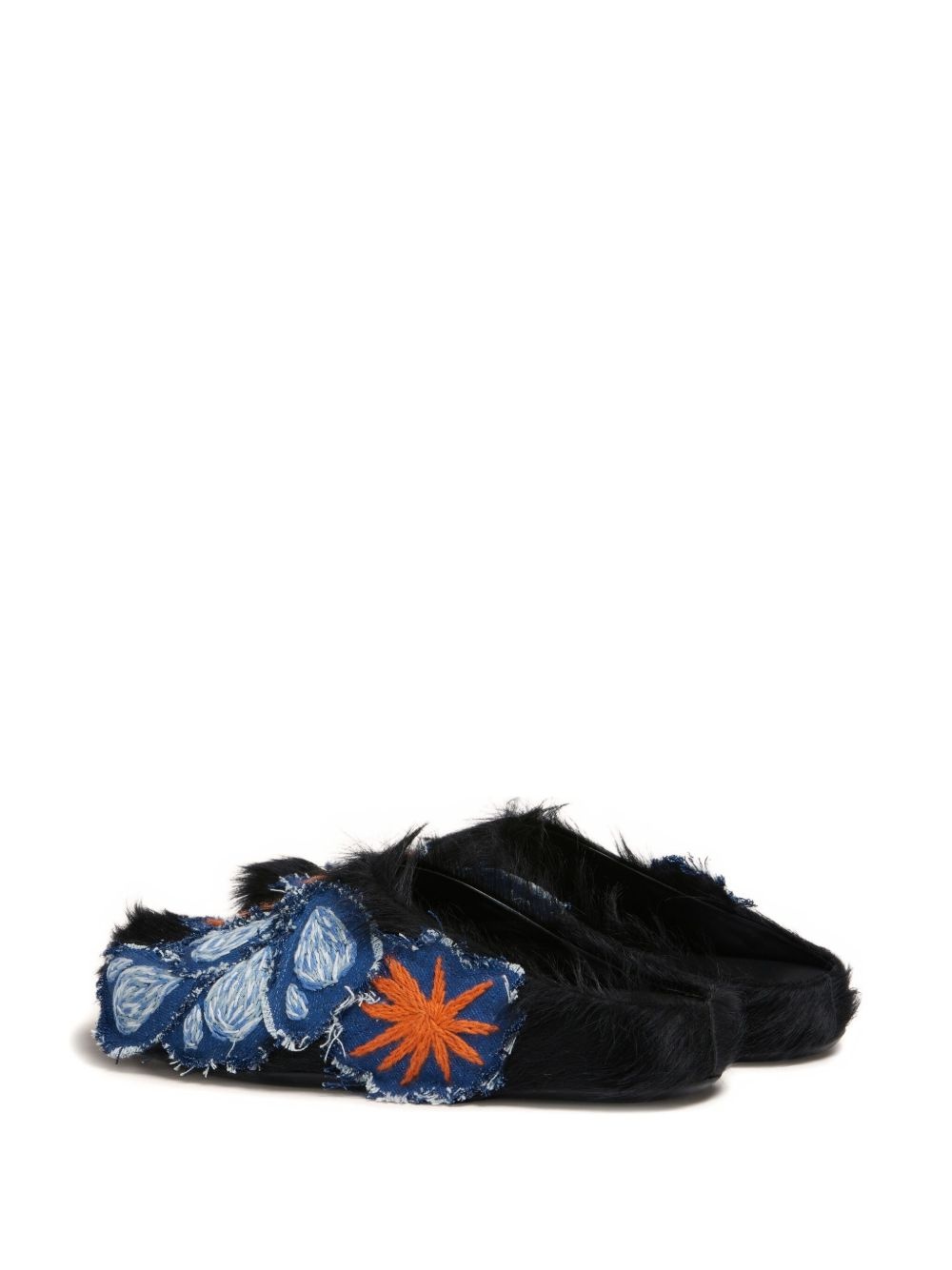 embroidered mules - 3
