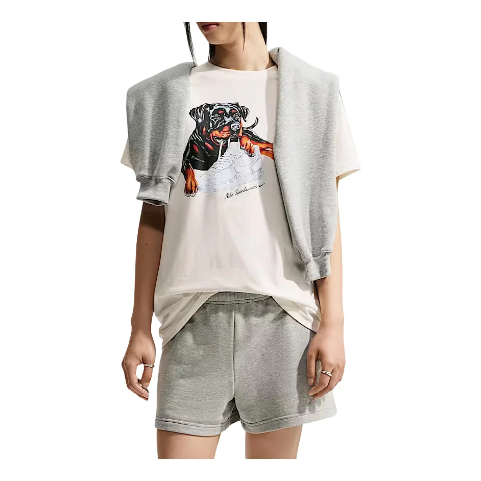(WMNS) Nike Sportswear Classic Oversized T-Shirt 'Sail' IM6430-133 - 1