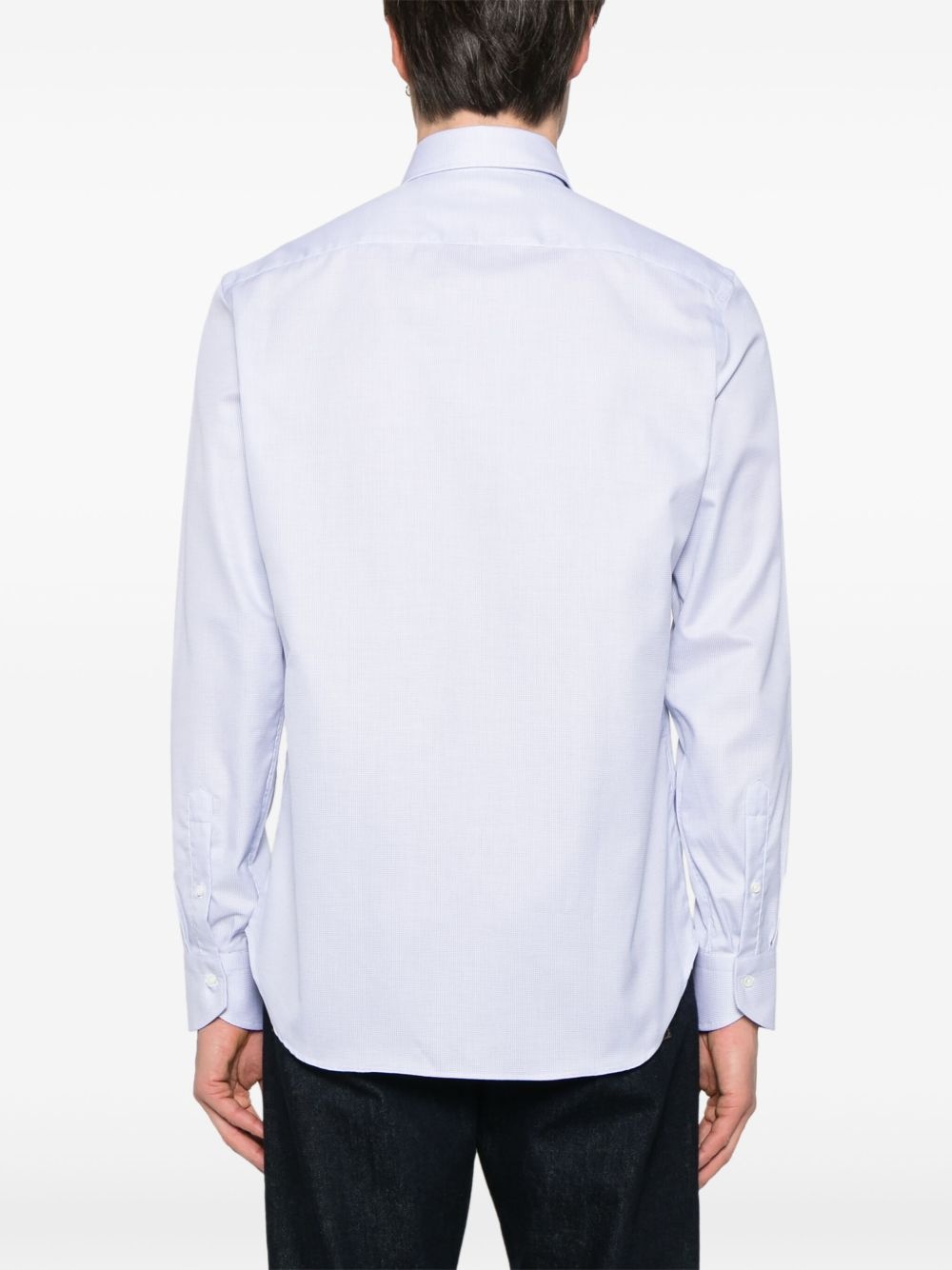 mini-check shirt - 4