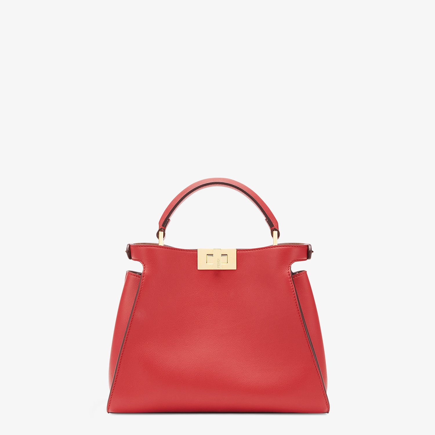 Red leather bag - 3