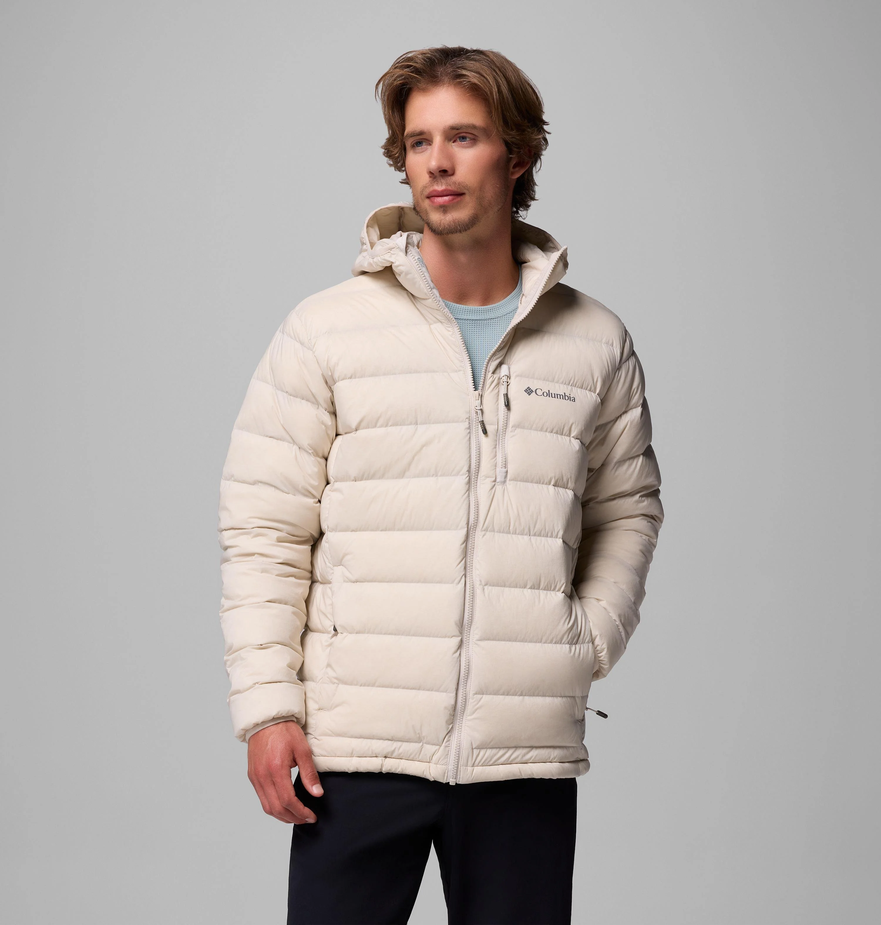 Men's Drift Peak Down Hooded Jacket - 1