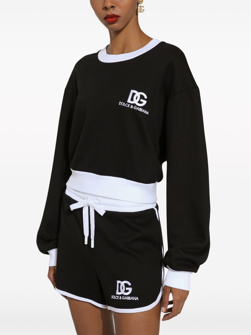 logo-print cotton-blend sweatshirt - 5