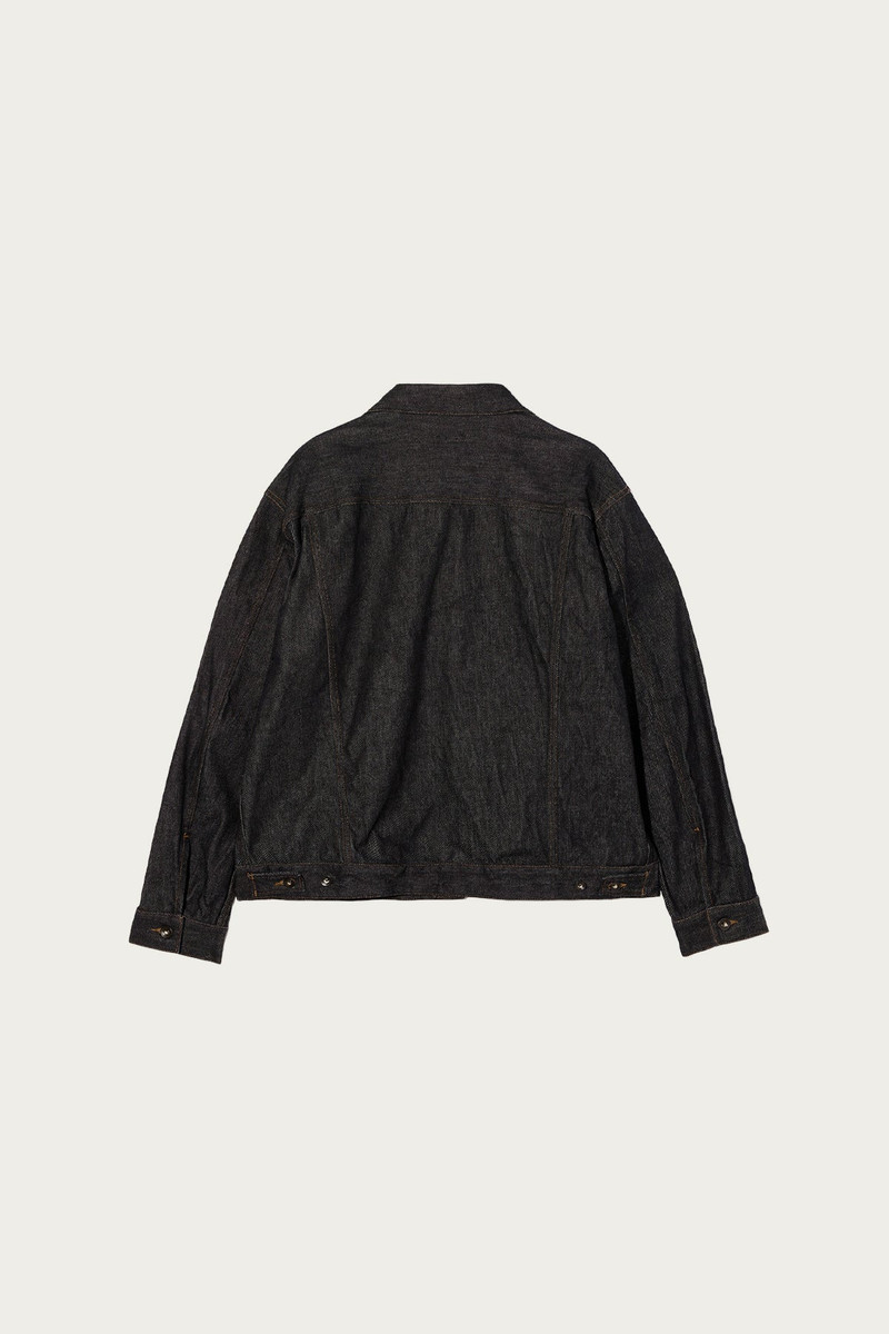 Engineered Garments Type 5 Jean Jacket - Black 14oz Cone Denim outlook