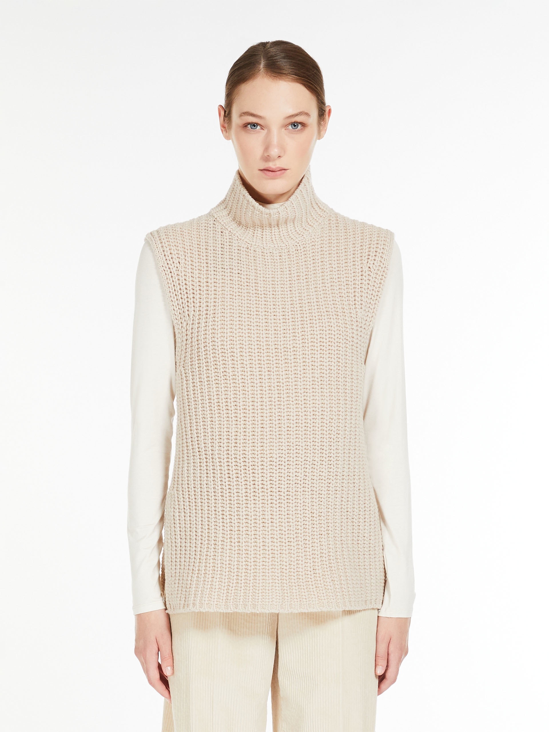 TOANO Carded wool gilet - 3