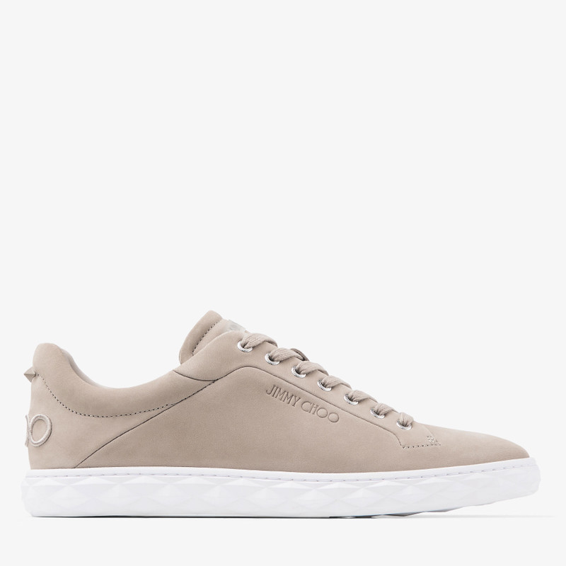Diamond Light/M II Taupe Nubuck Leather Trainers 1