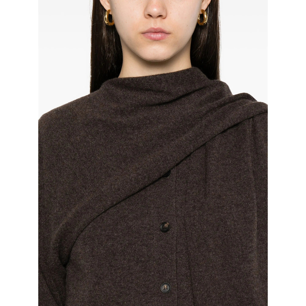Ferragamo Brown Knitwear - Cardigans Women - 4