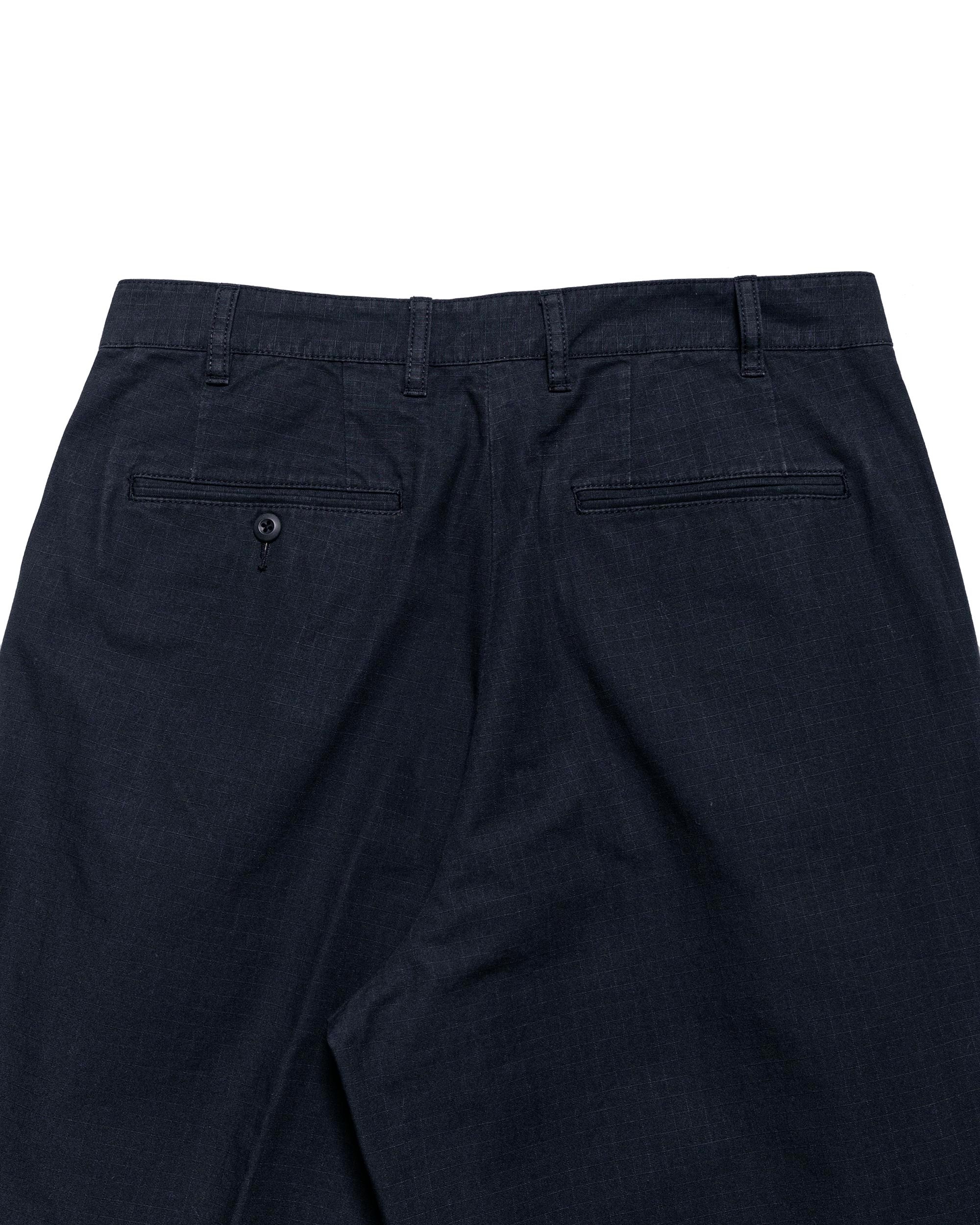 Lost & Found 2Pleats Cotton Ripstop Navy - 7