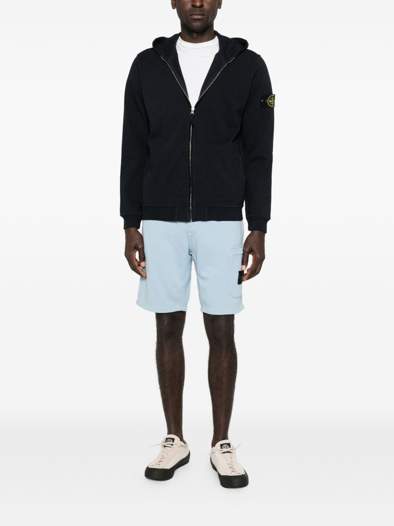Stone Island logo-patch drawstring shorts outlook