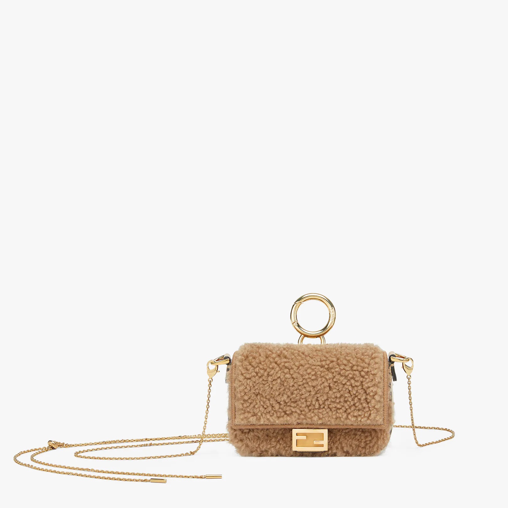 Beige sheepskin charm - 1