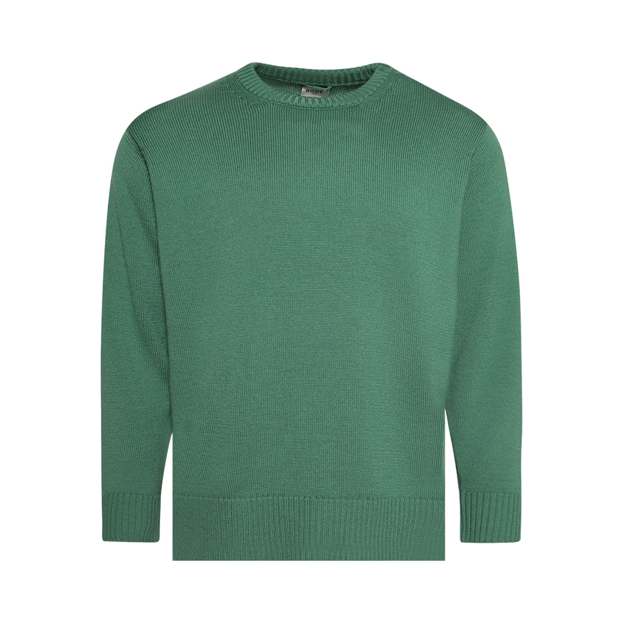 Bode Juniper Sweater 'Green' - 1