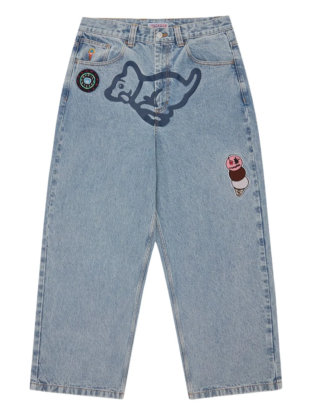 appliqué jeans - 1