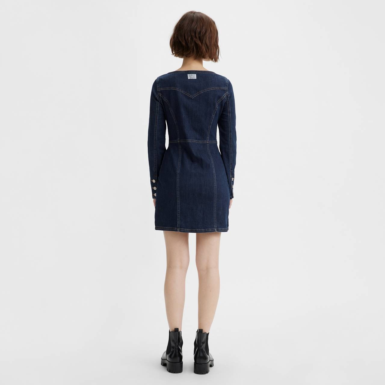 VEDA DENIM DRESS - 3