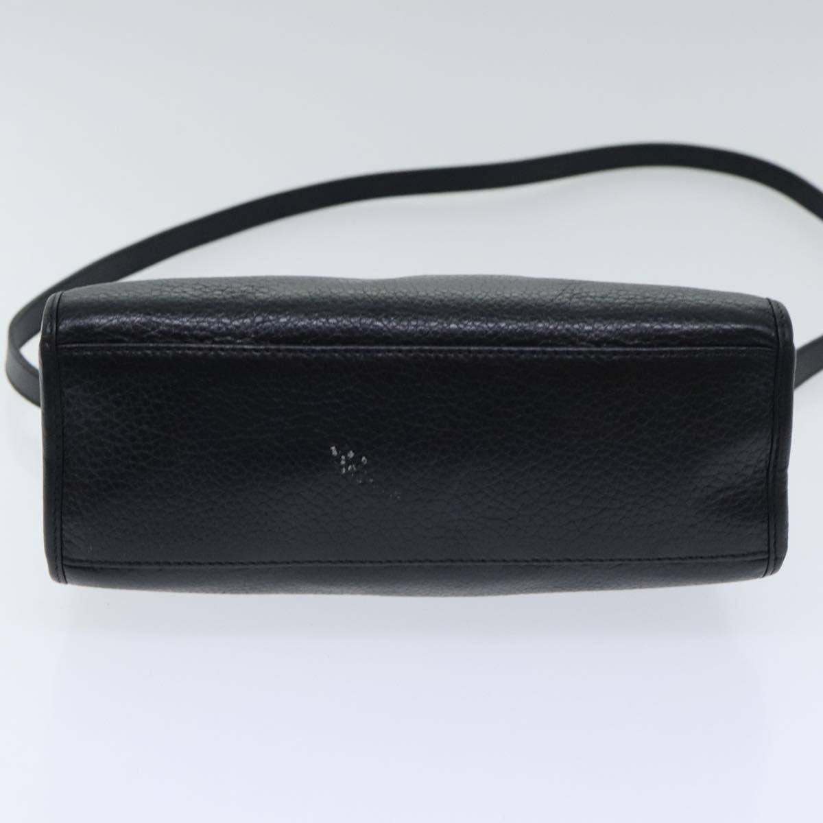 DIOR Hand Bag Leather Black Gold - 5