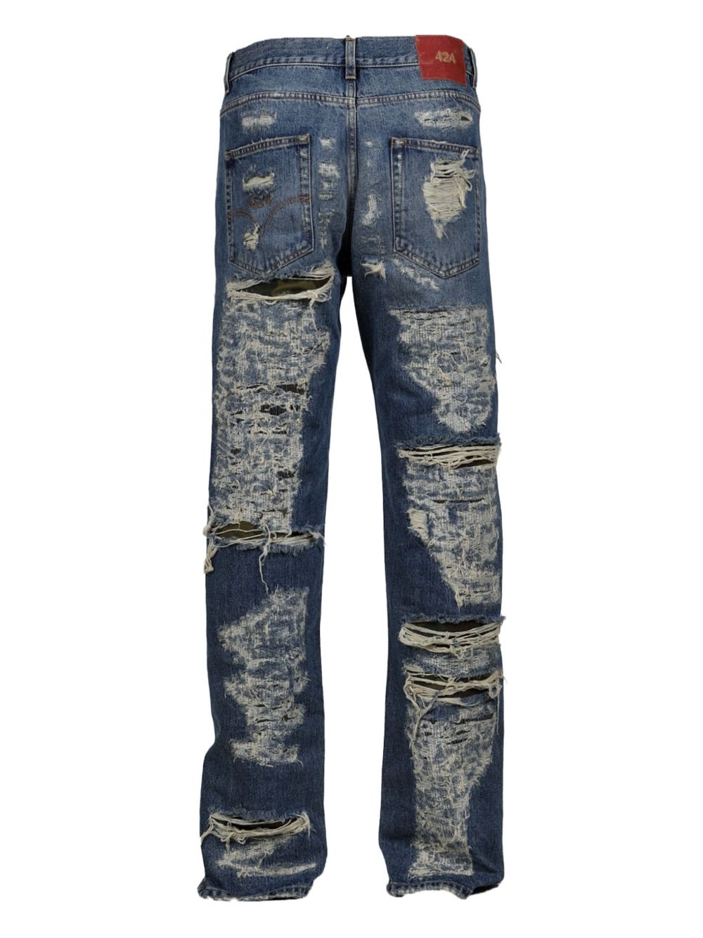 logo-patch jeans - 2