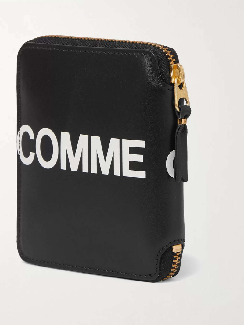 Logo-Print Leather Zip-Around Wallet 3