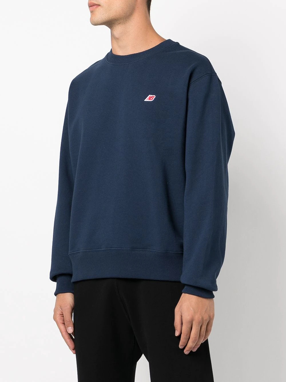 logo-print crewneck sweatshirt - 3