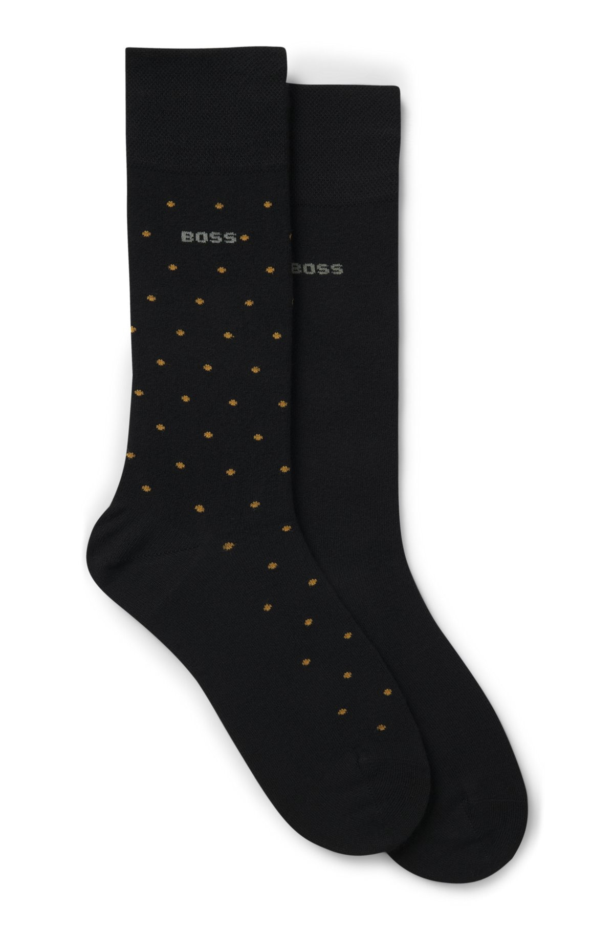 TWO-PACK OF QUARTER-LENGTH SOCKS WITH REVERSE LOGO - 1