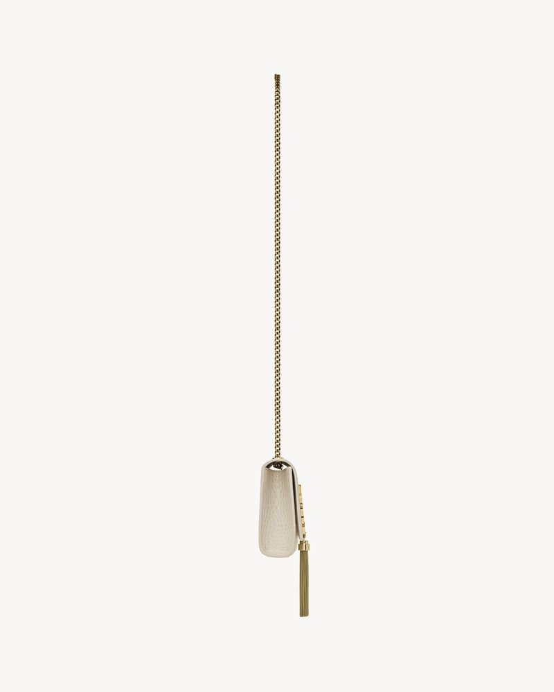 KATE SMALL TASSEL IN CROCODILE-EMBOSSED LEATHER 3
