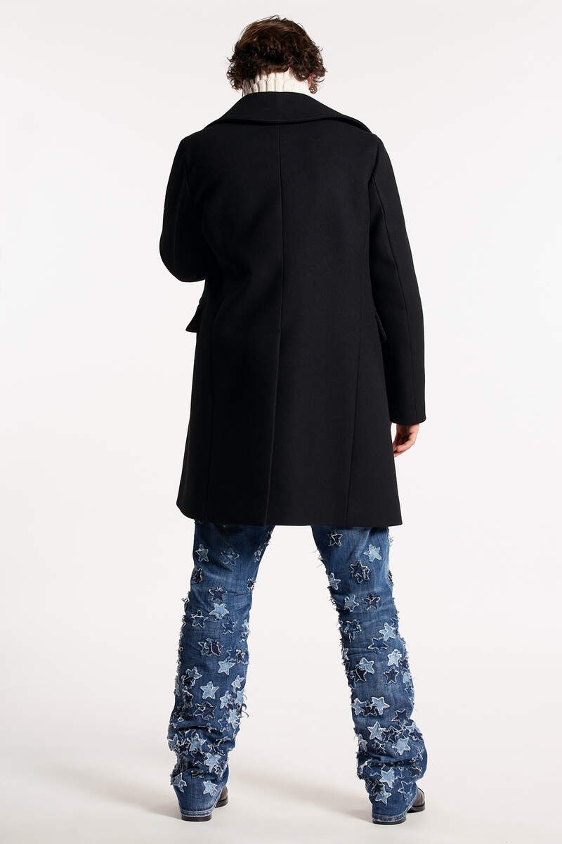 DOUBLE-BREASTED PEACOAT - 2
