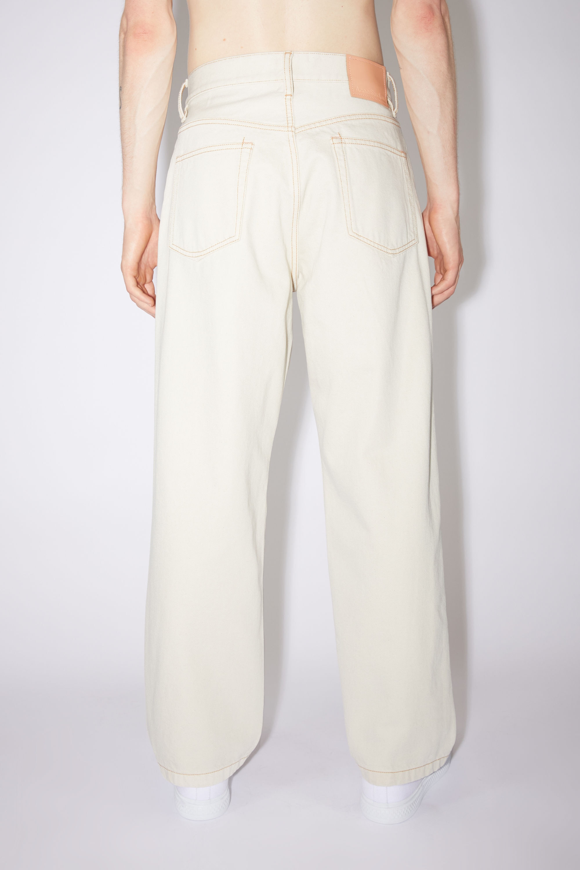 Loose fit jeans - White - 5