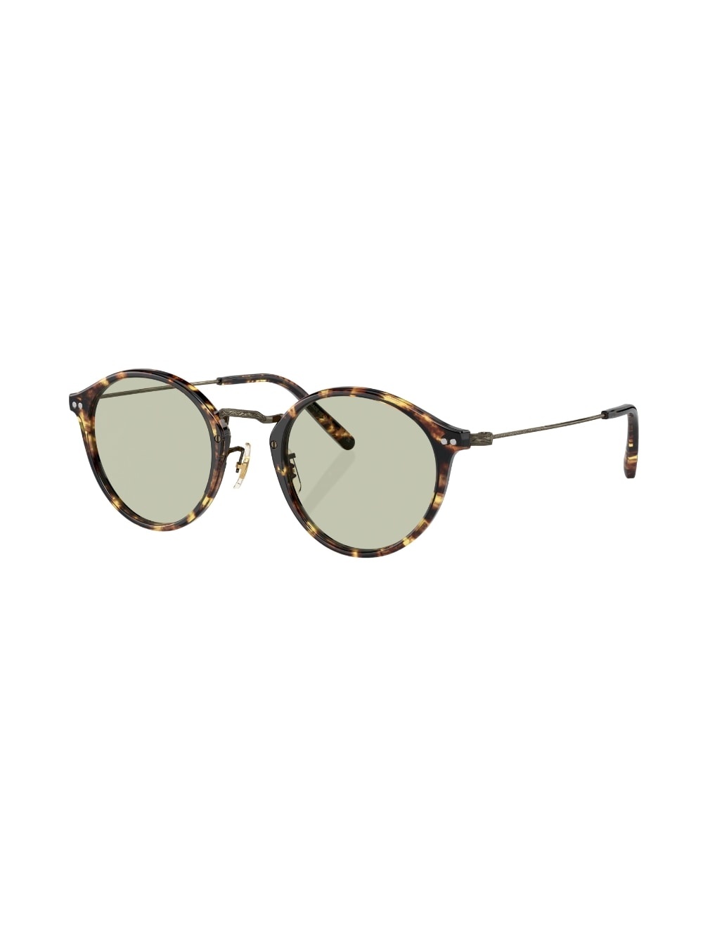 tortoiseshell round-frame sunglasses - 2