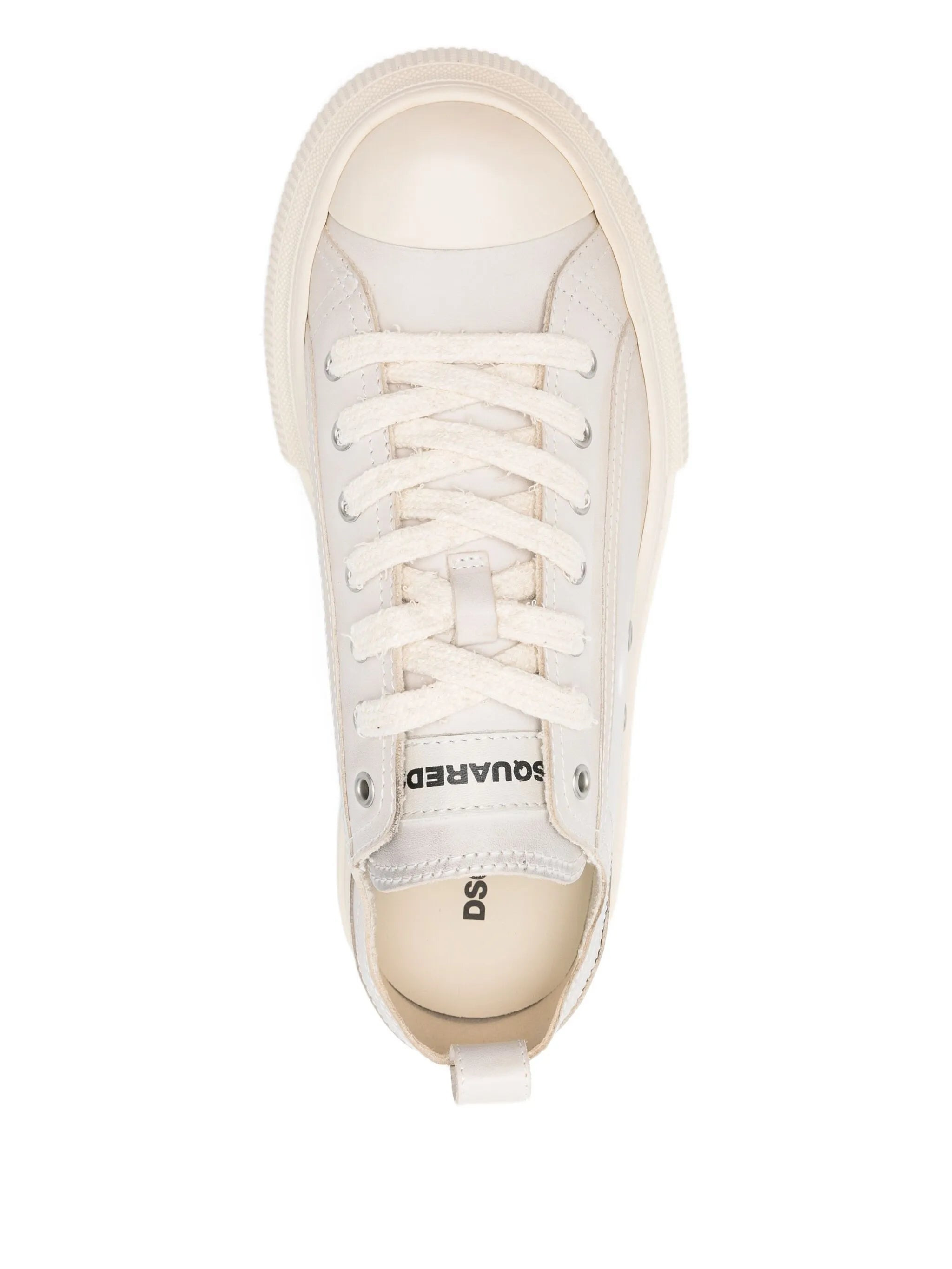 Dsquared2 Leather Platform Trainers - 2
