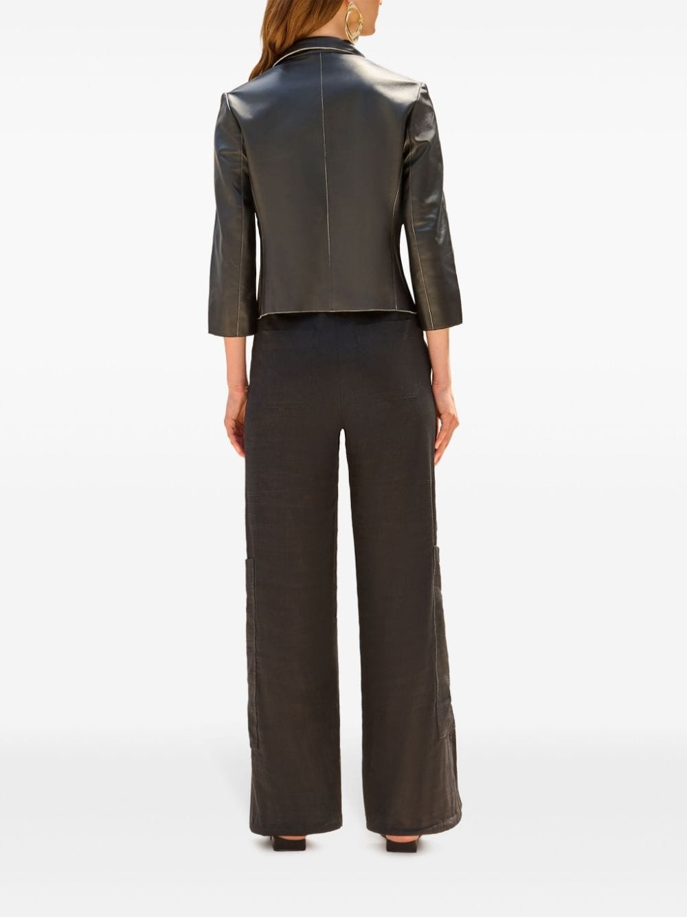 Layton leather blazer - 4