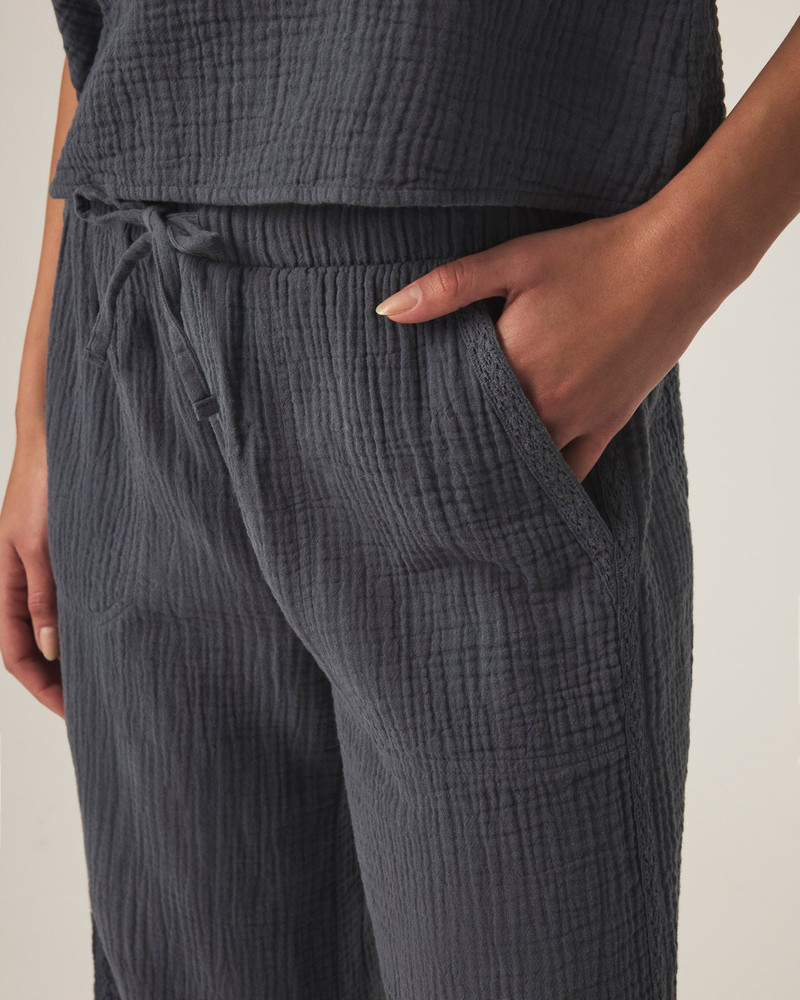 Kit Gauze Crochet Palazzo Pant 3
