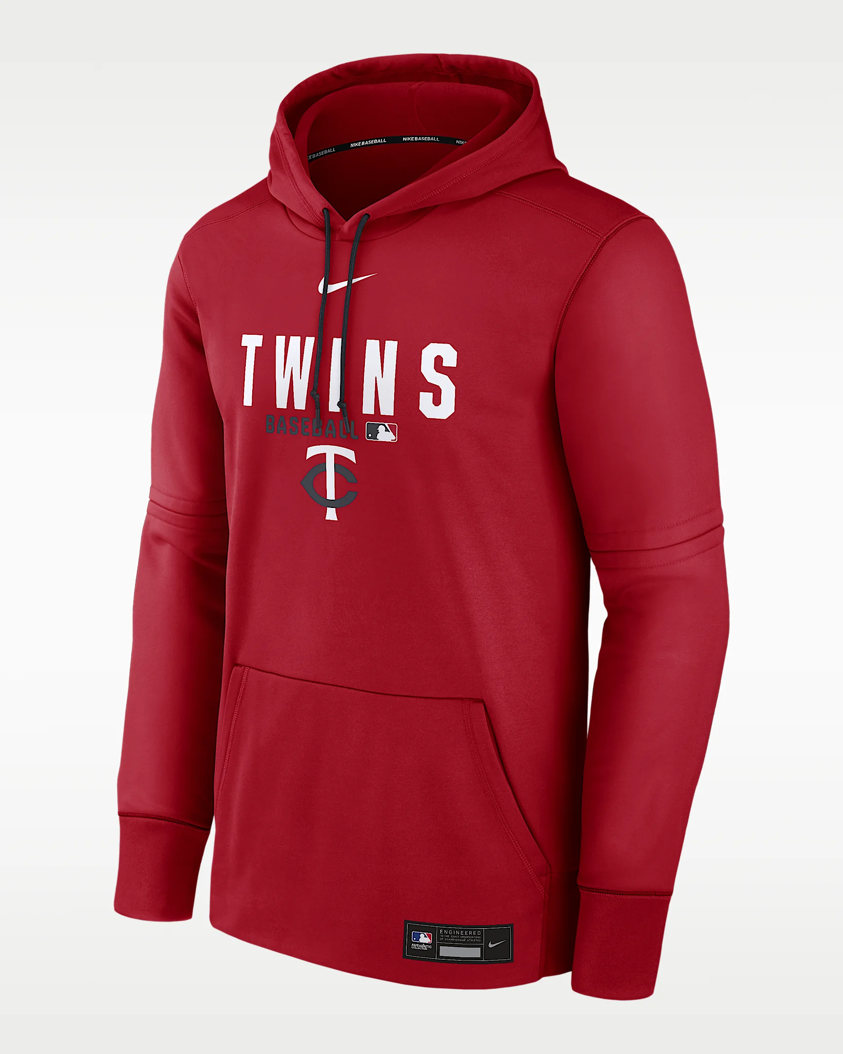 Minnesota Twins Authentic Collection Men's Nike Therma MLB Pullover Hoodie - 1